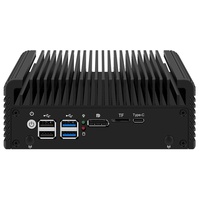 Mini PC Sin Ventilador 2.5G Firewall Router I3 N355 N305 N150 4xi226-V LANs DDR5 Tipo-C 6*USB 2*NVMe 2*SATA Proxmox PfSense