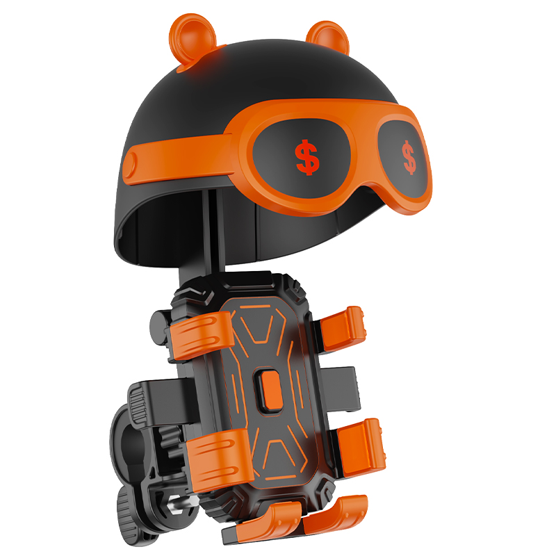 Black & Orange-Handlebar Style