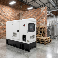 Groupe électrogène diesel silencieux avec capot insonorisé ATS électrique 110V-480V, y compris sortie CA monophasée 220V 50/60Hz