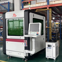 Machine de découpe laser à fibre 6060, grande armoire fermée, 600x600, 1000/1500/2000/3000/6000W, coupeur de métal, acier, or, personnalisé