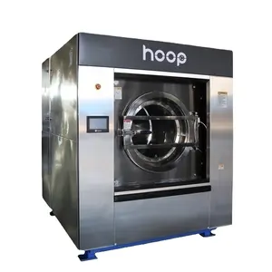 HOOP-lavadora automática, extractor de carga frontal, lavado, 50kg, 100kg, 130kg