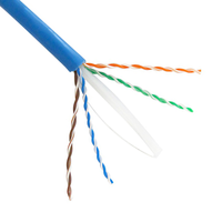 Kabel LAN Cat 6 U/UTP OWIRE dengan Struktur Pemisah Silang, Kabel Ethernet 250MHz Tembaga/Tembaga Bebas Oksigen /CPR/Bersertifikasi CE