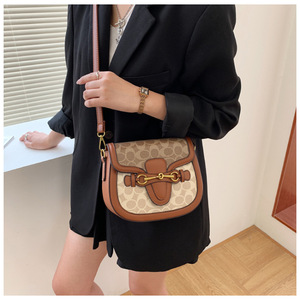 Bolso de sillín de moda Nuevo estilo Bolso cruzado retro de moda Mejor precio Bolso de lujo de moda para mujer Bolso de hombro informal - Product Image 3