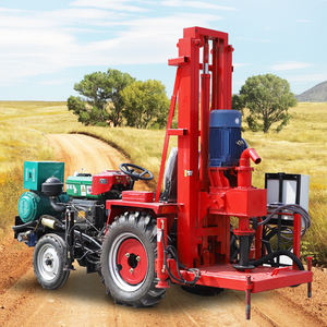 แท่นขุดเจาะน้ำบาดาลไฮดรอลิกแบบติดตั้งบนรถแทรกเตอร์เฮงหวัง ขนาด 100 เมตร - Product Image 4