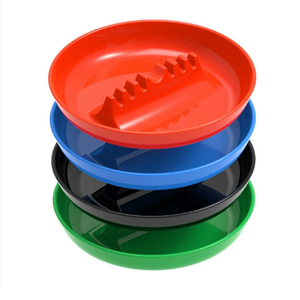 Cenicero Clásico de Gran Tamaño para Interiores y Exteriores, Resistente al Fuego, a las Caídas, No Frágil, Sin Humo, de 7 Puertos, de Plástico para Cigarros - Product Image 3