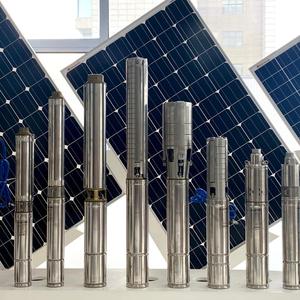 Bomba de Agua Sumergible Solar Híbrida Económica bibo, Bomba Solar de Riego para Pozos Profundos, Sin Reseñas - Product Image 1