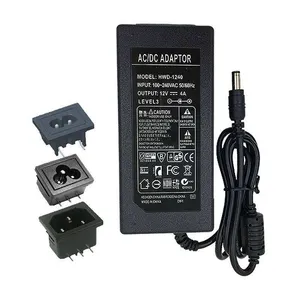 Fonte de energia adaptador de mesa AC DC 12V 24V 2A 3A 4A 5A adaptador de energia de comutação para impressora projetor