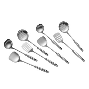 Ensemble d'ustensiles de cuisine en acier inoxydable Home <span class=keywords><strong>Hero</strong></span> pour la cuisine - Spatule multifonction, serveur à spaghetti, cuillère égouttoir, louche - Product Image 5