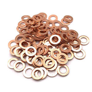 Kit de 50 Arandelas de Sellado de Cobre M8-M20, Juego de Arandelas Planas de Metal Puro, Junta para Tapón de Drenaje de Aceite, Tornillo, Tuerca, Herramientas de Ferretería Automotriz - Product Image 6