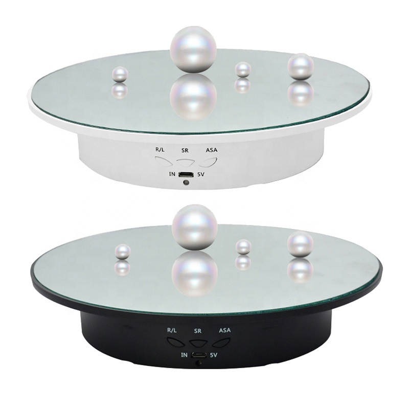 Dropshipping 12cm Electric Rotating Turntable Display