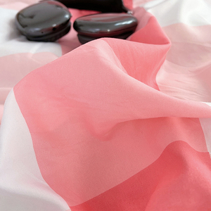 Nouvel ensemble de draps 3 pièces en fibre lavée à carreaux respirant 100 % polyester, housse de couette 4 pièces, ensemble de literie pour chambre à coucher, utilisation toutes saisons - Product Image 6