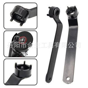 <b>Angle</b> <b>Grinder</b> Wrench 3/8 In Smooth Jaw 155 Mm Length Metric Industrial Grade Iron Electrophoresis Coating - Product Image 5