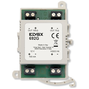Separatore di Segnale Video Elvox 692G 12V 100mA 75 100 Uscite Prodotto in Italia - Product Image 1