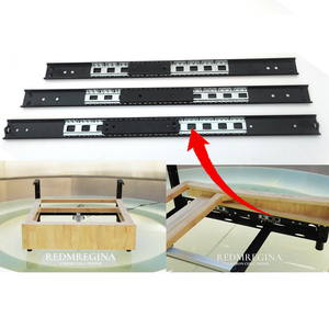 Cao chịu lực điện sofa kính thiên văn trượt đường sắt sắt Hiện Đại Đồ nội thất phần cứng phụ kiện chống gỉ câm cho ăn uống - Product Image 2