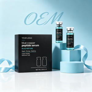 Professional Blue Copper Peptide Moisture <b>Serum</b> Improve Skin Barrier Beauty Solution - Product Image 1