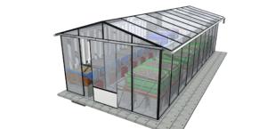 Véranda extérieure préfabriquée moderne avec toit en verre trempé double Low-E et structure en alliage <span class=keywords><strong>d</strong></span>'aluminium – Solution économique pour chambre et villa - Product Image 3