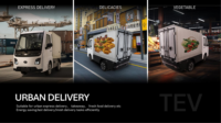 Fourgon utilitaire électrique 2 places pour usage commercial, alimenté par batterie au lithium, traction avant, automatique, double conduite à gauche, pour hôtels, fermes, terrains gazonnés et utilitaires