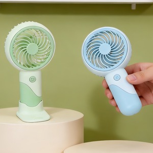 LingPan Portable <b>Fan</b> 5W Rechargeable Battery Handheld With <b>Stand</b> For Outdoor Use - Product Image 3