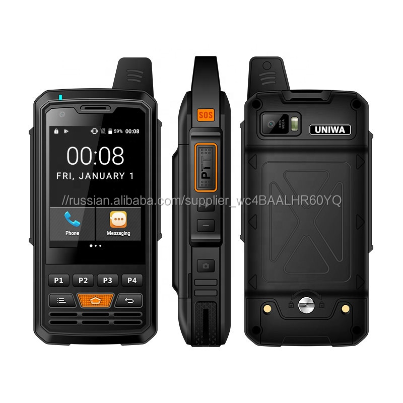 2.8 Дюймовый сенсорный экран 4G LTE Зелло PTT Walkie Talkie Мобильный телефон