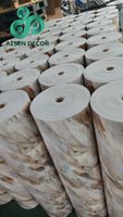 2025 Auto-adhésif Décollable et Collable Imperméable Marbre Noir Mousse XPE Faux Feuille de Marbre PVC Autocollant Mural en Rouleau