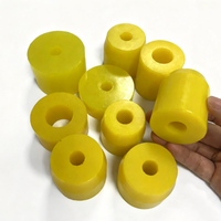 Manchon en PU de qualité industrielle robuste, colonne tampon en caoutchouc, entretoise à ressort en uréthane, amortisseur anti-vibration, douille en PU