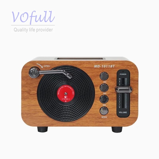Vofull Am Fm Sw Radio Wireless BT Speaker  Rechargeable Radio Home Retro Radio