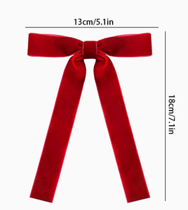 DAMAI En Stock Lazos de Terciopelo de 2.5cm, Adornos Colgantes para Regalo, Lazos Decorativos para Árbol de Navidad, Lazos para Atar Cables, Adornos para Coronas Navideñas - Product Image 3