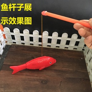 Electric Fishing Rod Plastic Toy For Kids With <b>String</b> And <b>Light</b> Up Feature Unisex Age 2 4 Years - Product Image 2