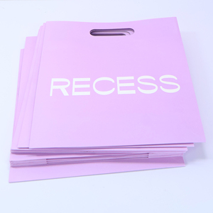 Mới Nhất Phong Cách Chết Cắt Xử Lý Nước Hoa Tóc Giả Màu Tím Bao Bì Mỹ Phẩm Cửa Hàng Mua Sắm In Thiết Kế Lạ Mắt Túi Quà Tặng Giấy - Product Image 3