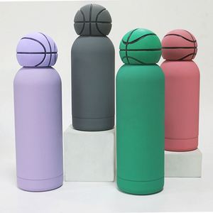 Basketball Design Insulated Tumbler Lid Food-Grade <b>Silicone</b> Reusable Leak-Proof Cup Cover Non-Slip Heat Resistant Drinkware - Product Image 3