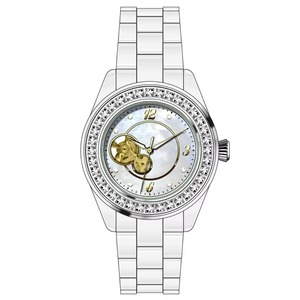 Pedido Mínimo de 50 Piezas, Personaliza Tu Propia Marca y Diseño, Reloj Automático de Lujo para Hombre con Caja y Correa de Cerámica - Product Image 3