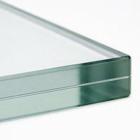 Verre feuilleté trempé 5mm+0.76PVB+5mm, verre de sécurité insonorisé pour les fenêtres et les portes des bâtiments commerciaux, fourniture d'usine