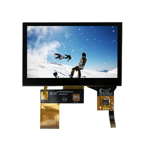 4.3 inch 480*272 LCD màn hình cảm ứng 460cd/m2 Màn hình hiển thị bảng điều chỉnh RGB 40-Pin giao diện TFT LCD module với CTP - Product Image 4