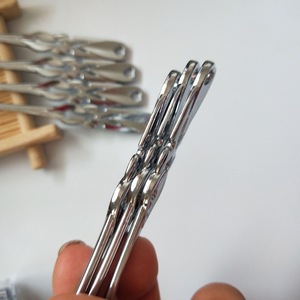 Limpiadores de oídos de tiendas de 1 y 2 yuanes, limpiadores de oídos metálicos plateados, limpiadores de oídos huecos, limpiadores de oídos en caja, limpiadores de oídos grandes. - Product Image 3