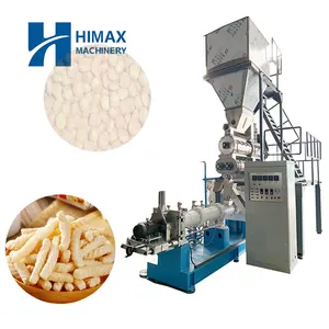 Edelstahl automatische Corn Puff Snacks machen Maschine Puffed Mais Ball Snacks Lebensmittel verarbeitung maschine