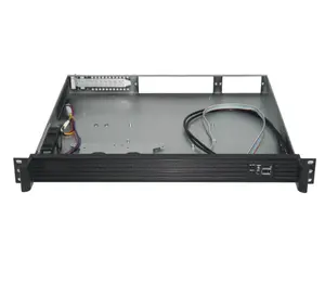 Holesale-caja de ordenador de 390mm de profundidad, caja de chasis de servidor de placa ATX, precio de 1U