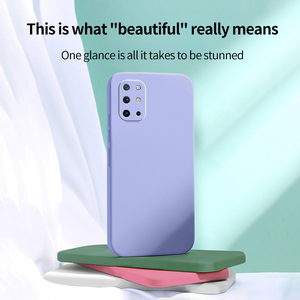 Étuis de <span class=keywords><strong>téléphone</strong></span> portable en silicone liquide coloré Ashion, antichoc, anti-traces de doigts, résistant aux rayures pour oneplus 8T - Product Image 5