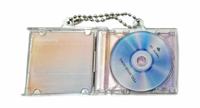 Portachiavi Mini CD in Acrilico NFC 2026 - Personalizzabile, Merchandising per Fan con Funzionalità NFC