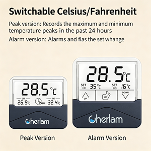 Termómetro Digital <span class=keywords><strong>para</strong></span> <span class=keywords><strong>Acuario</strong></span> Quanying, Pantalla LCD, Precisión <span class=keywords><strong>de</strong></span> 0.1°C, Sonda Sumergible, Retroiluminación, Alerta <span class=keywords><strong>para</strong></span> Peceras <span class=keywords><strong>de</strong></span> <span class=keywords><strong>Agua</strong></span> <span class=keywords><strong>Dulce</strong></span> y Marina - Product Image 5