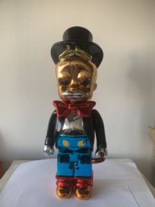 Statue en résine Chrome <span class=keywords><strong>Monopoly</strong></span> Boy Rich Man Mairo pour la sculpture pop art, cadeaux d'affaires et décoration intérieure, artisanat en résine, placage en résine - Product Image 1
