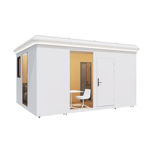 Casa Modulare di Lusso con Angoli Arrotondati, Biblioteca Privata, Rifugio Prefabbricato, Cabina Quattro Stagioni Antivento e Impermeabile, Casa Mobile ADU - Product Image 1