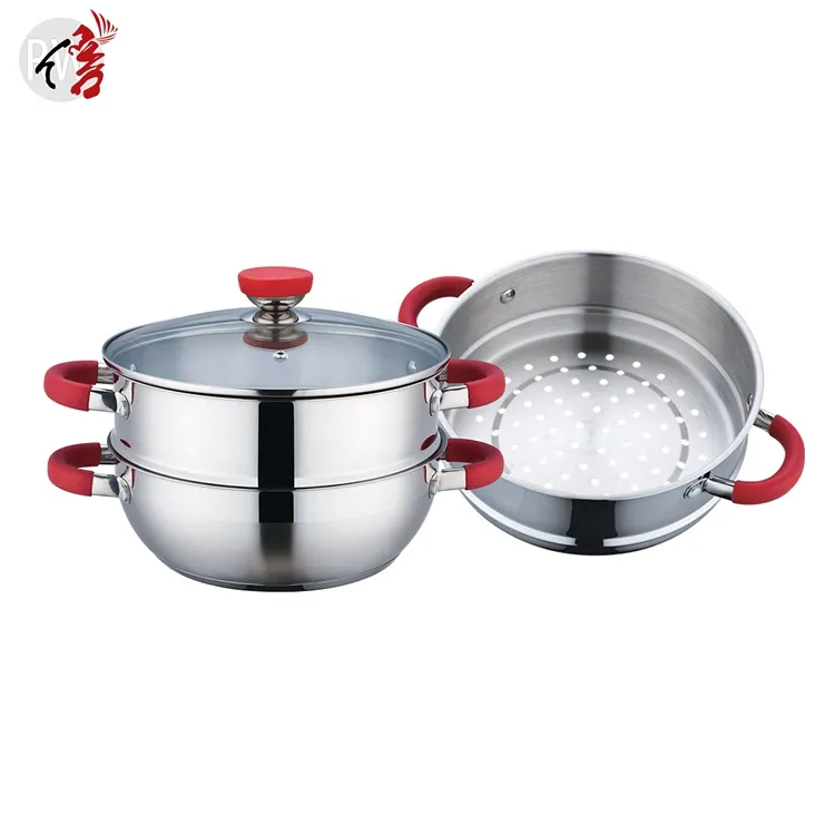 Realwin 4.5 Liter Rvs Multifunctionele Braadpan Kookpan Met Glazen Deksel