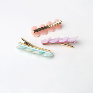 Shell Designs Pince à <span class=keywords><strong>cheveux</strong></span> pour fille Style doux Accessoires de <span class=keywords><strong>cheveux</strong></span> de mode <span class=keywords><strong>Jolie</strong></span> couleur Acétate Épingle à <span class=keywords><strong>cheveux</strong></span> <span class=keywords><strong>Barrette</strong></span> en acétate personnalisable - Product Image 2