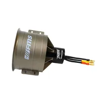 Fms 90mm Métal 12 Lame Avec 4075 Kv1500 Moteur 8s Ventilateur Canalisé Jet Edf Moteur Puissance Rc Avion Modèle Avion Pièces De Voiture