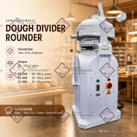 Machine commerciale à former des boules de pâte à pizza, à façonner la pâte à pain, et à diviser et arrondir la pâte à petits pains coniques