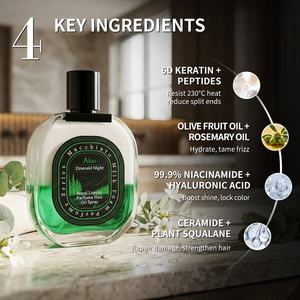 Huile capillaire en spray à la lavande avec logo personnalisé, <span class=keywords><strong>soin</strong></span> fortifiant des <span class=keywords><strong>cheveux</strong></span>, parfum, anti-frisottis, réparation des <span class=keywords><strong>cheveux</strong></span>, huile essentielle pour <span class=keywords><strong>cheveux</strong></span> secs et ternes - Product Image 2