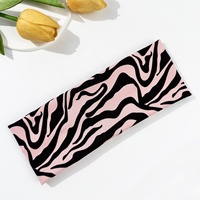 Daou Wide Fashion Stock Bandeau imprimé animal uni, haute élasticité, bonne qualité, accessoires pour cheveux pour femmes, pour le sport