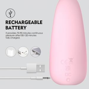 Sexspielzeug necken G-Punkt Silikon Zunge Cunnilingus Paar Flirten Vorspiel Vibrator Wasserdicht IPX7 73g - Product Image 4