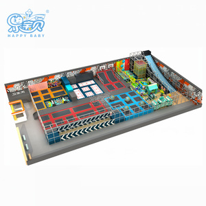 Trapoline carrée d'amusement commercial personnalisé de saut en hauteur <span class=keywords><strong>Trampoline</strong></span> de saut pour enfants et adultes à vendre - Product Image 4