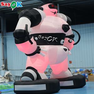 Robot gonflable publicitaire personnalisé Sayok, robot de dessin animé <span class=keywords><strong>géant</strong></span>, modèle gonflable de <span class=keywords><strong>super</strong></span>-héros avec éclairage - Product Image 4